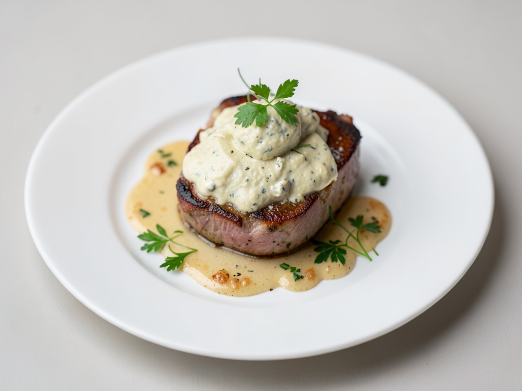 Rôti de veau farci au fromage de chèvre