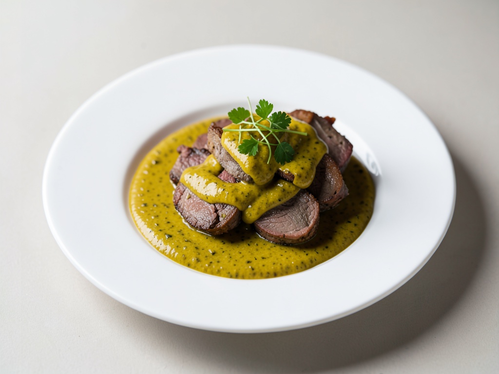 Fegatello di vitello con salsa al senape