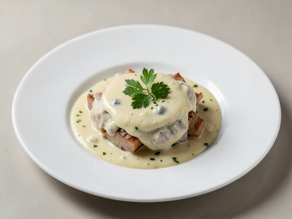 Ragù di vitello cremoso alla Blanquette