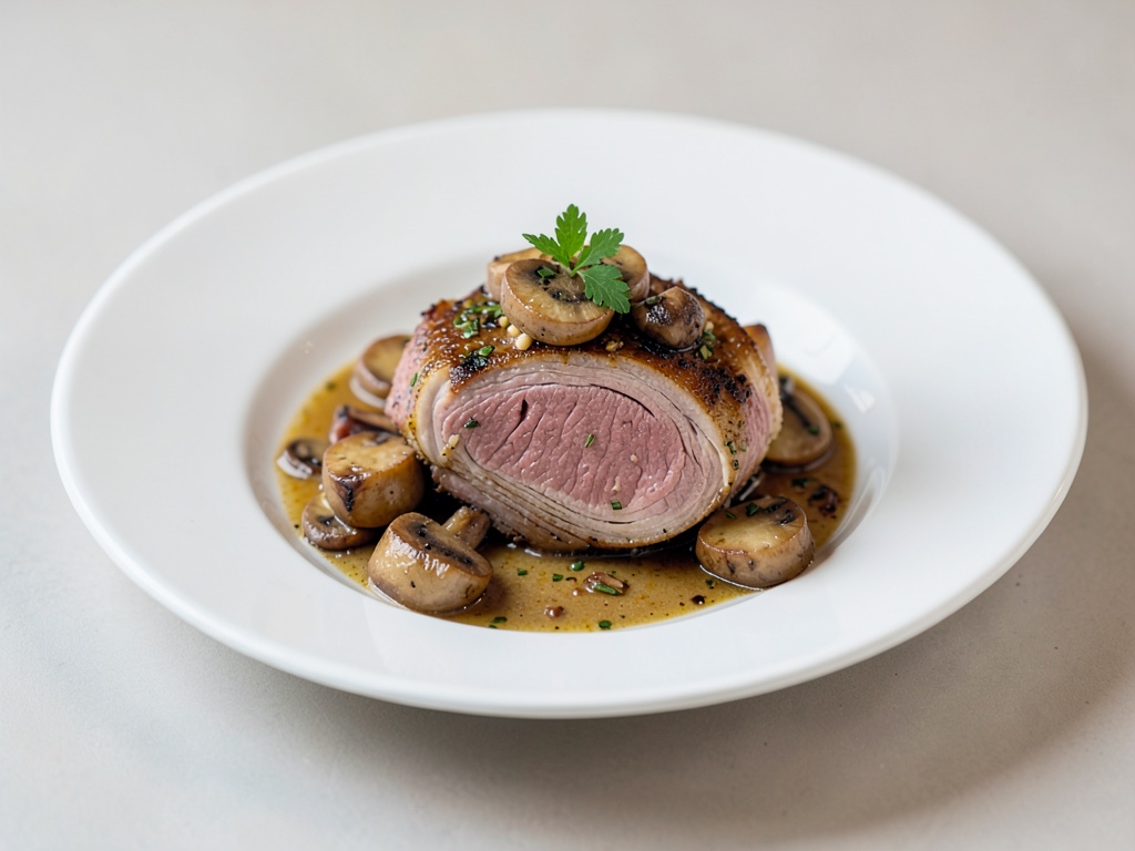 Cerveau de veau Marengo aux champignons