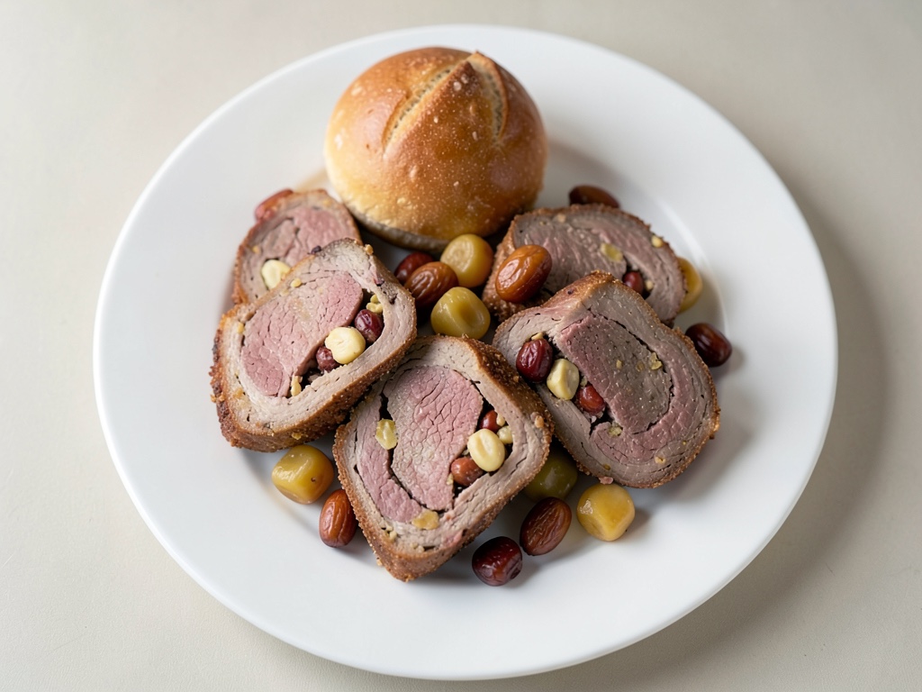 Cotoletta di vitello ripiena di castagne