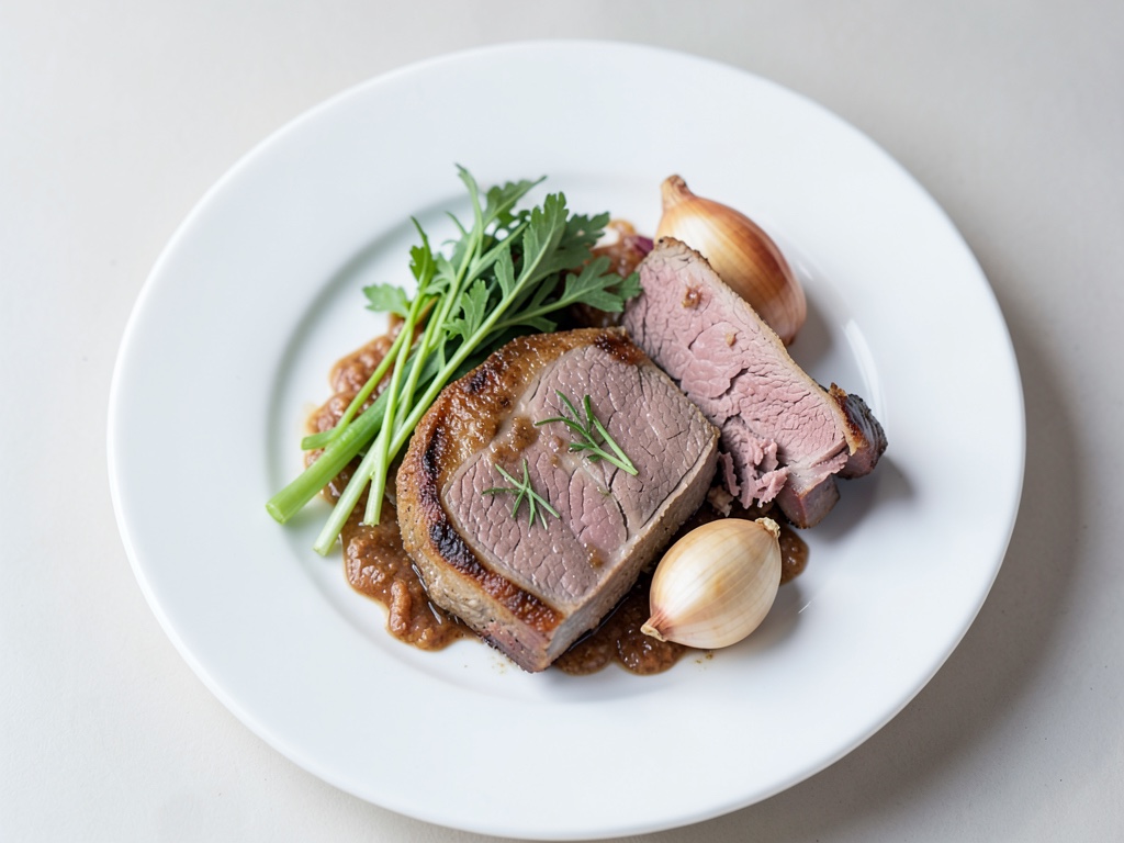 Roulés de veau en gelée d'aspic claire