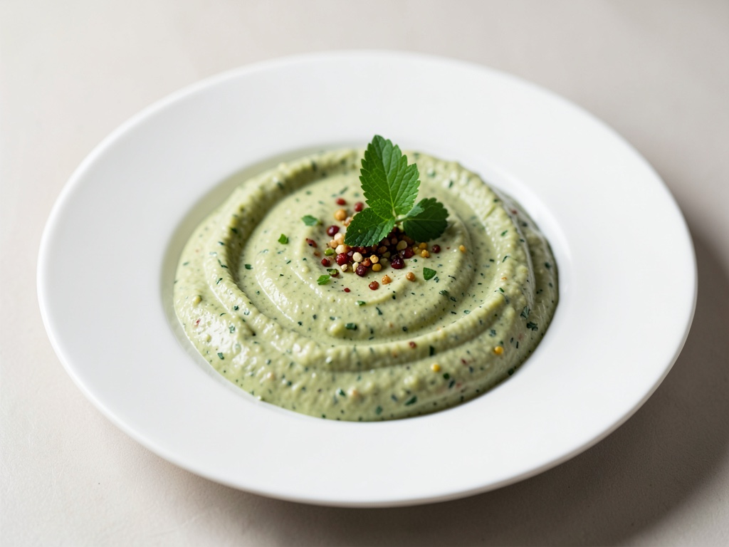 Zuppa fredda e rinfrescante all'avocado