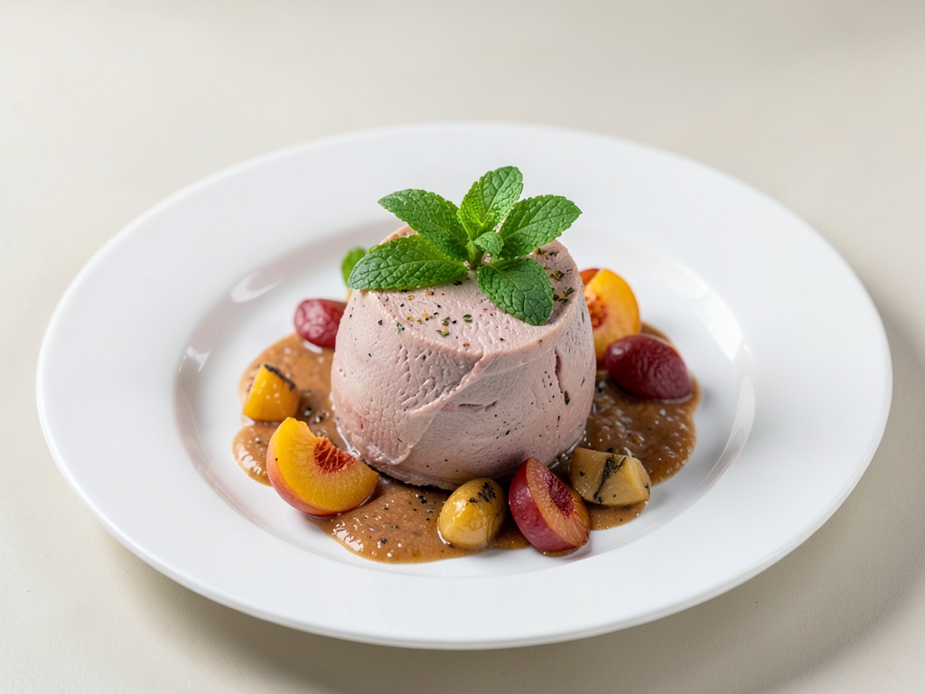 Erfrischende kalte Enten-Bowle mit Minze und Aprikosen