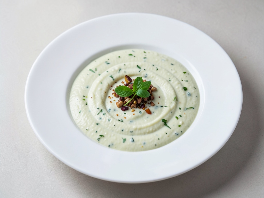 Zuppa fredda rinfrescante di cetrioli
