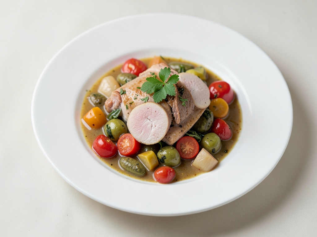 Gulasco di verdure con coniglio