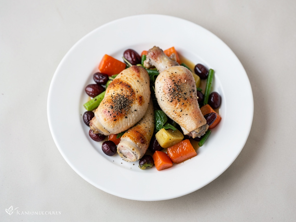 Kaninchen mit Gemüse aus dem Römertopf