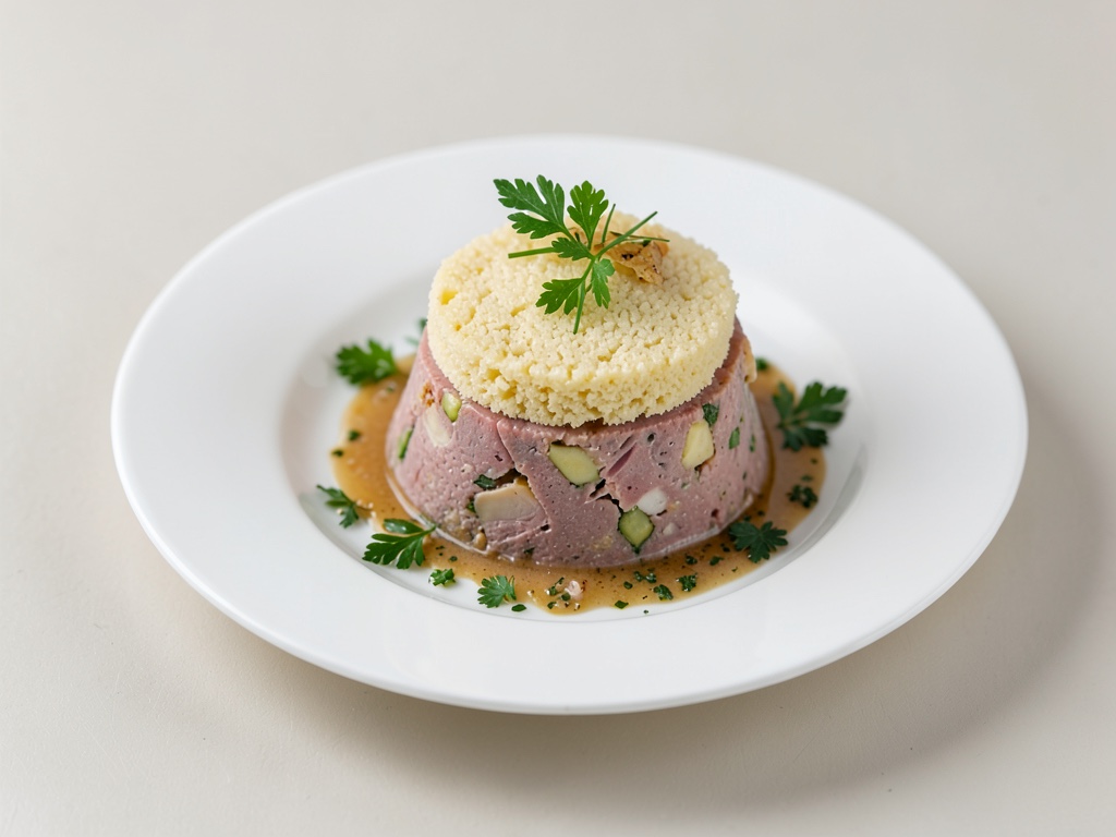 Terrina di coniglio con copertura di polenta