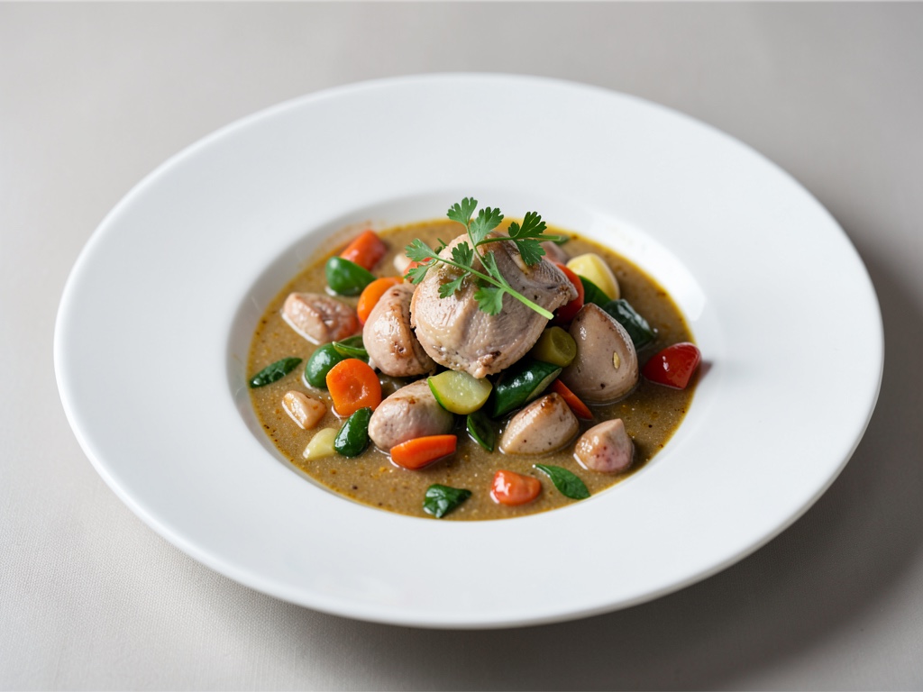 Ragù di coniglio celeste con verdure