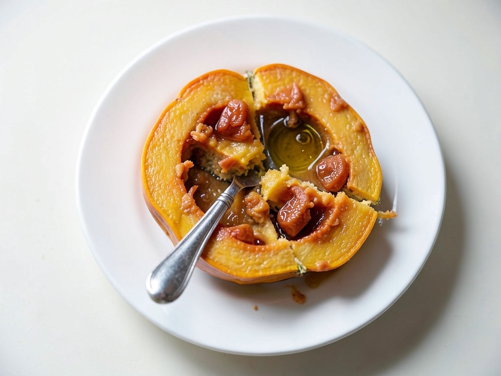 Zucca al forno con glassa caramellata