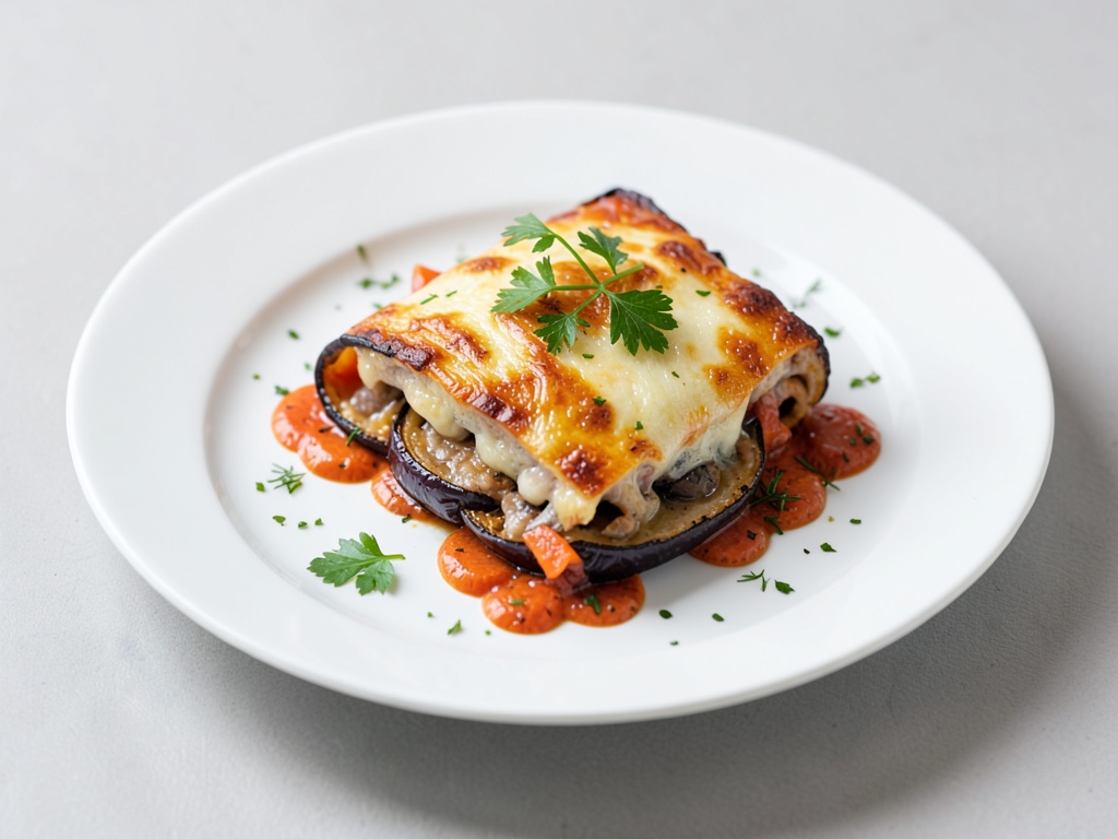 Gratin d'aubergines et carottes