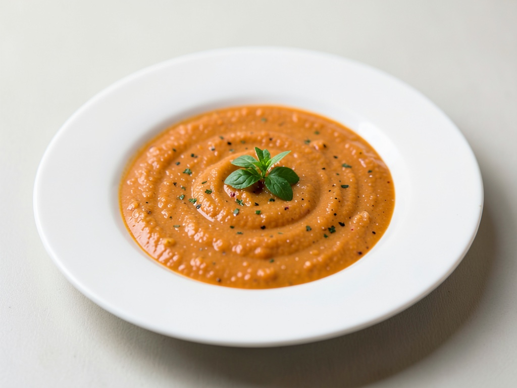 Sopa cremosa de zanahoria y jengibre
