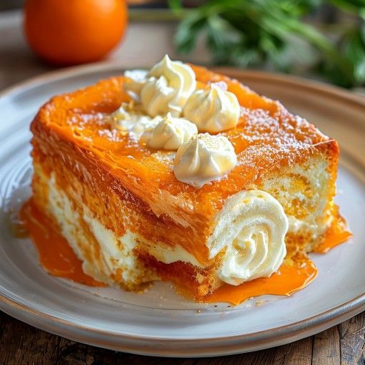 Torta succosa alle carote e arance con glassa al formaggio fresco