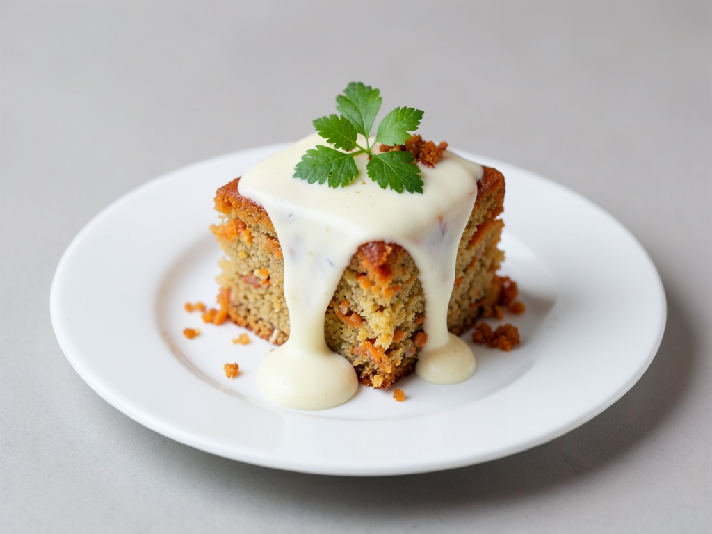 Torta alle carote con glassa al formaggio fresco