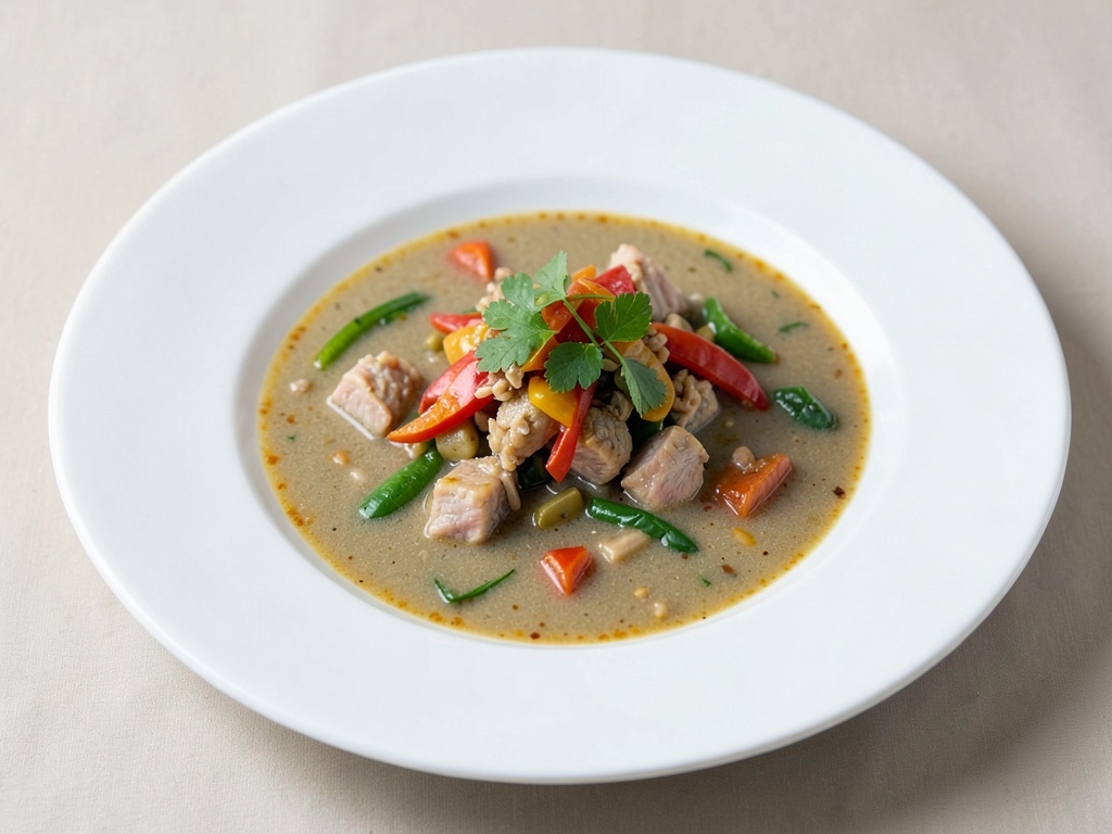 Soupe de carpe aux poivrons