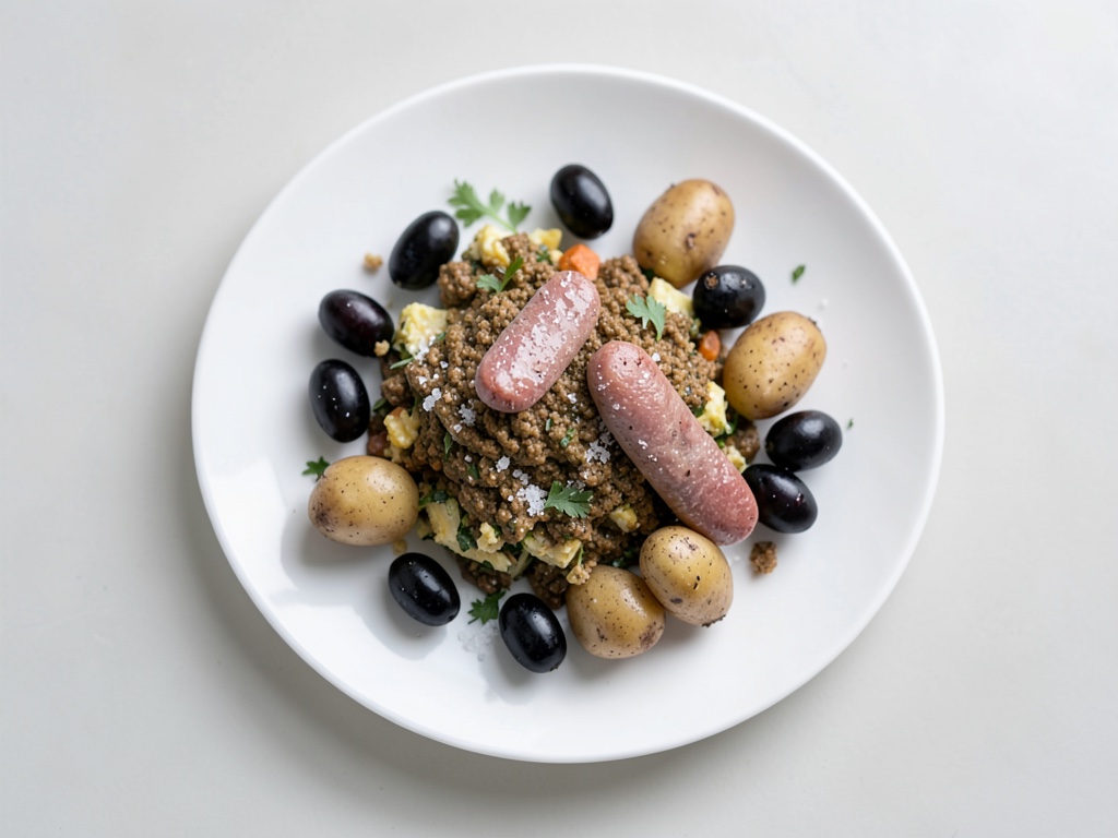 Fettine sottili di patate con dip alle olive