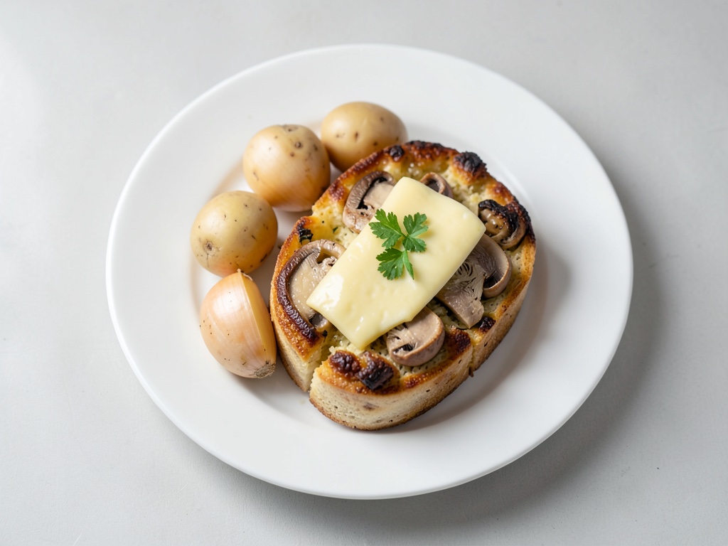 Frittelle croccanti di patate e funghi