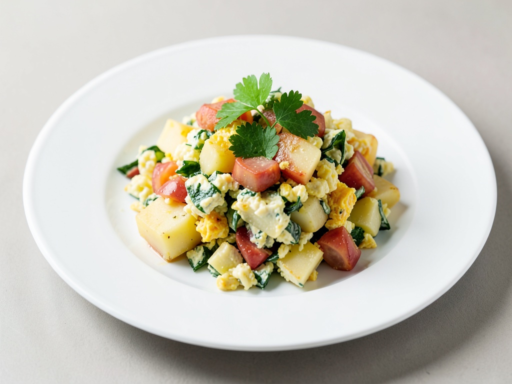 Insalata classica di patate e uova