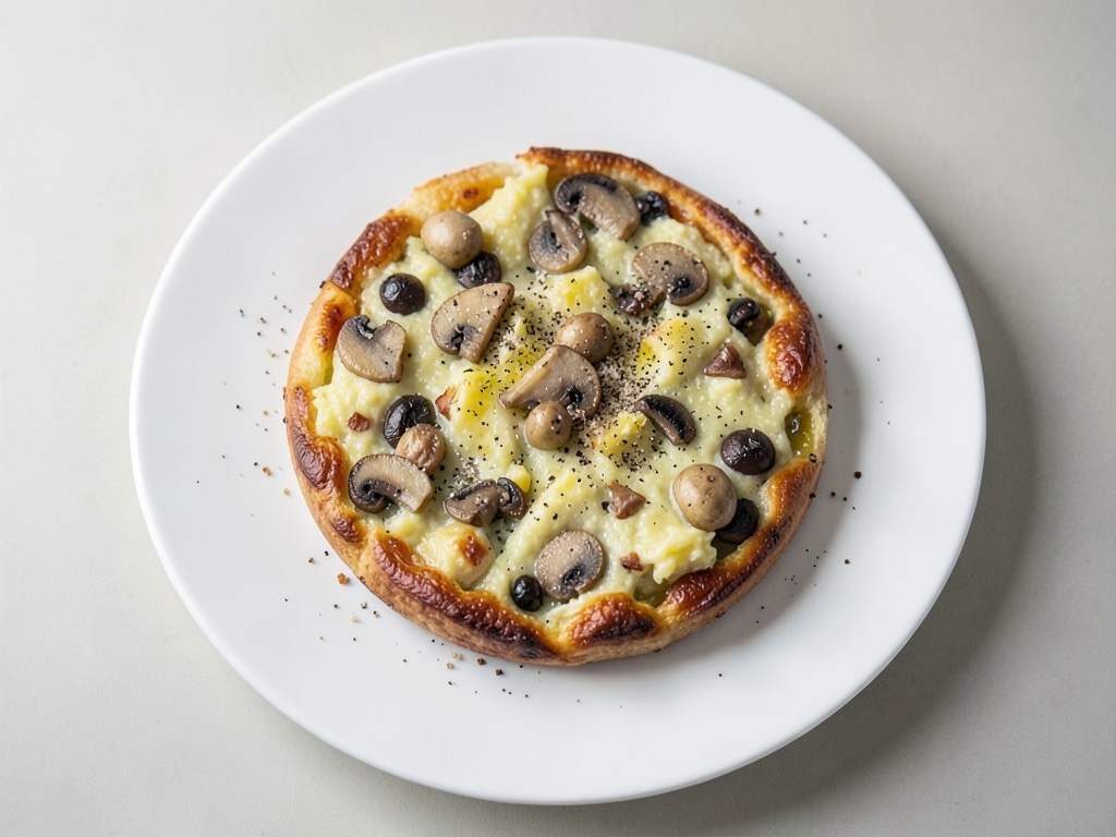 Frittata di patate con funghi