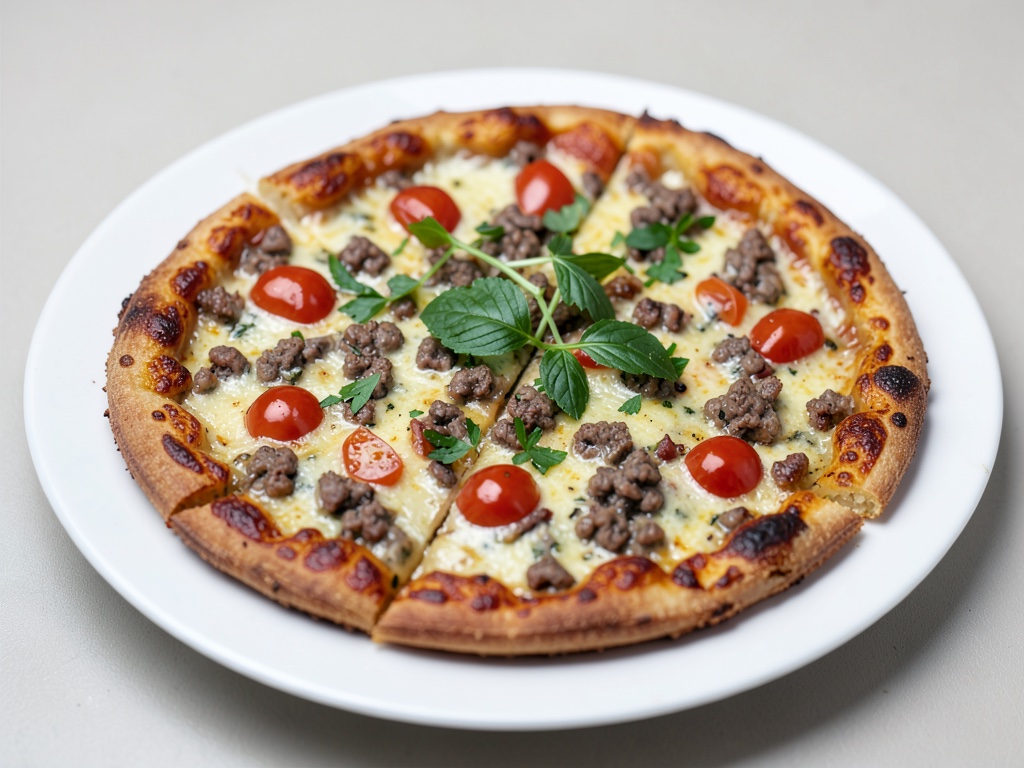 Pizza di Patate e Carne Macinata