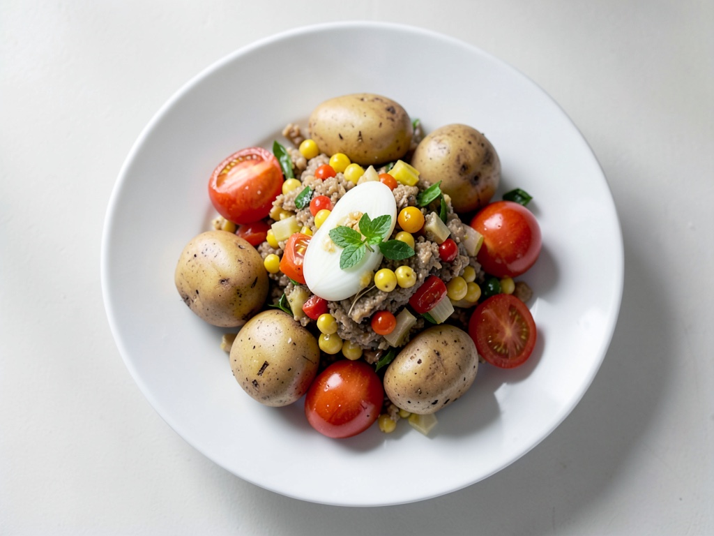 Insalata di patate e ceci