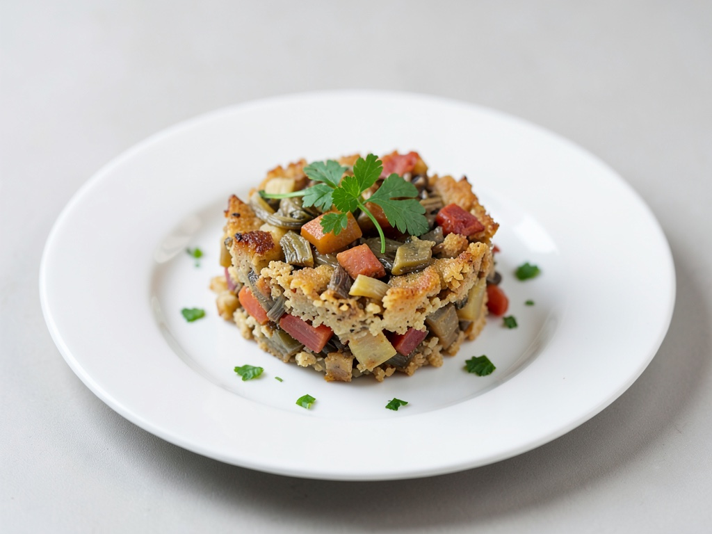 Torta croccante di porro e patate con pasta lievitata