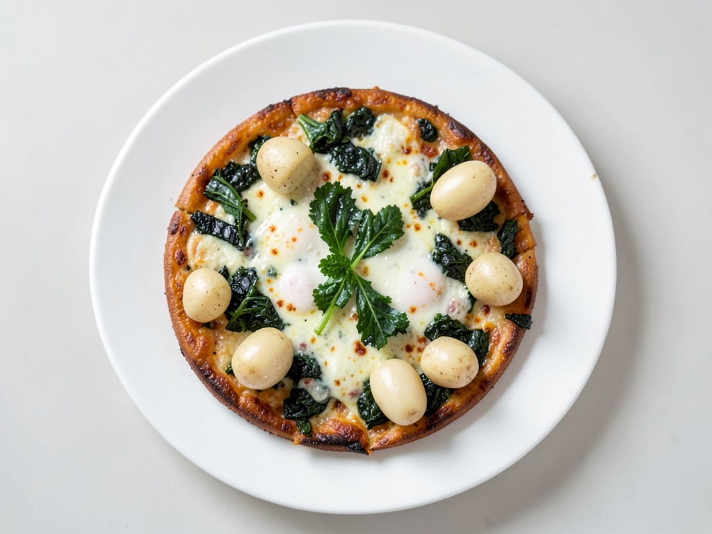 Frittata croccante con patate e bietola