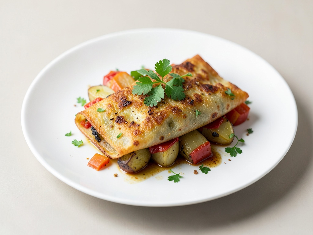 Tortilla croccante di patate e peperoni