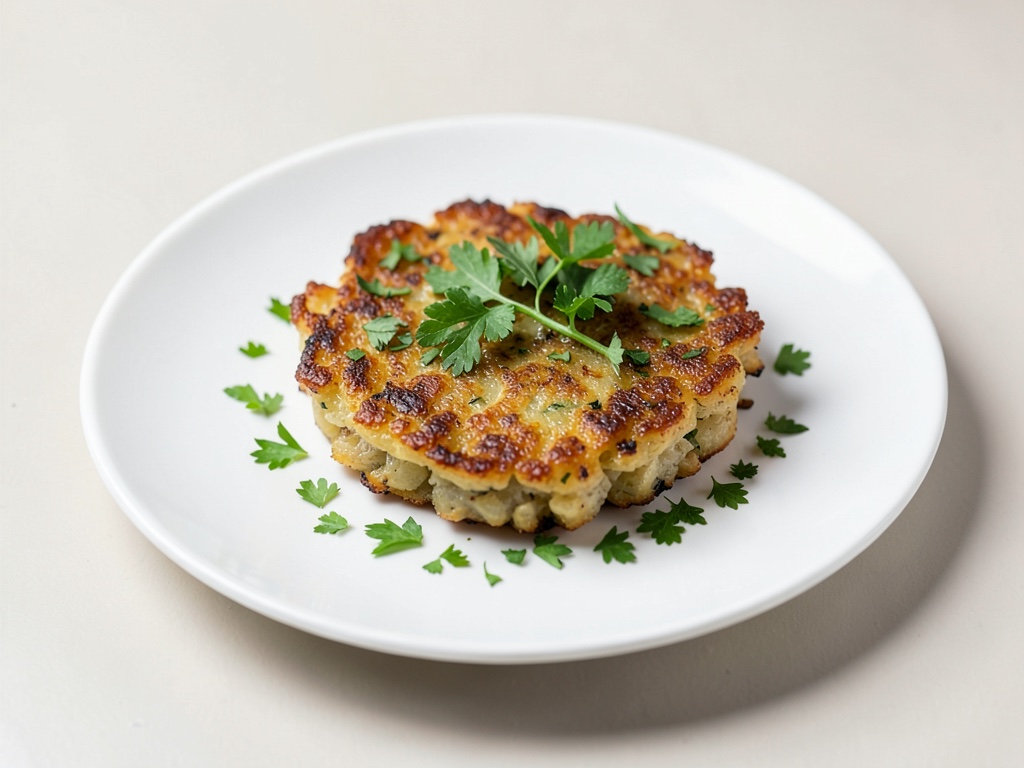 Frittelle croccanti di patate e prezzemolo