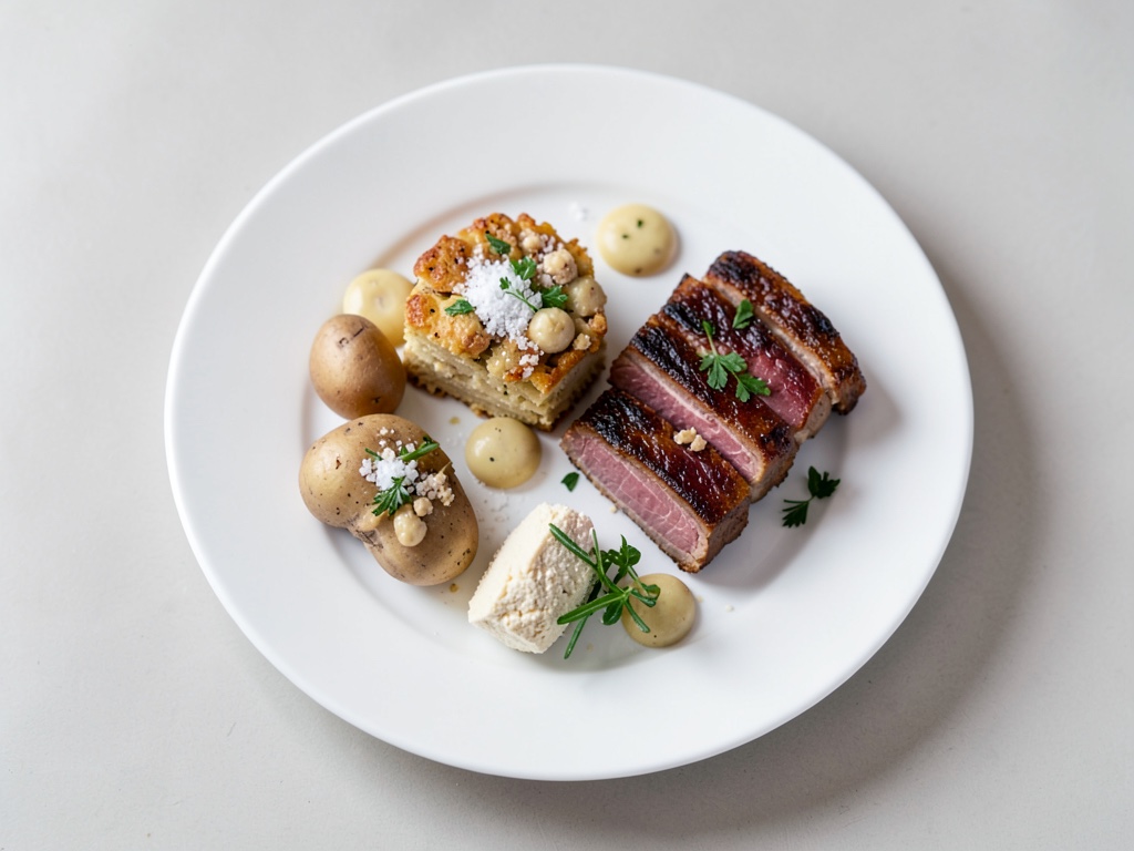 Torta salata di patate e chanterelle con selvaggina