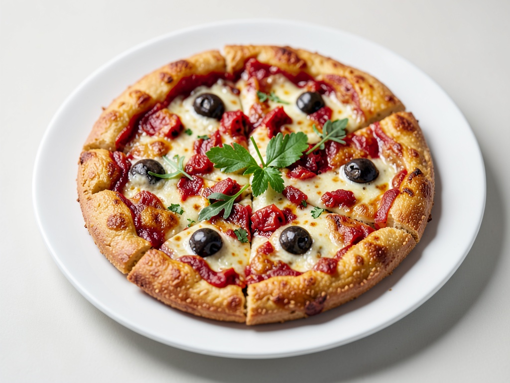 Pizza croccante con impasto di patate e quark