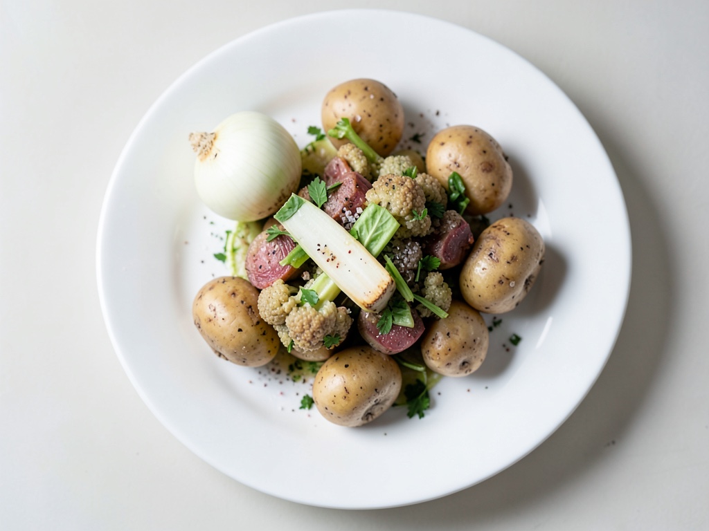 Purea cremosa di patate e cavolo nero
