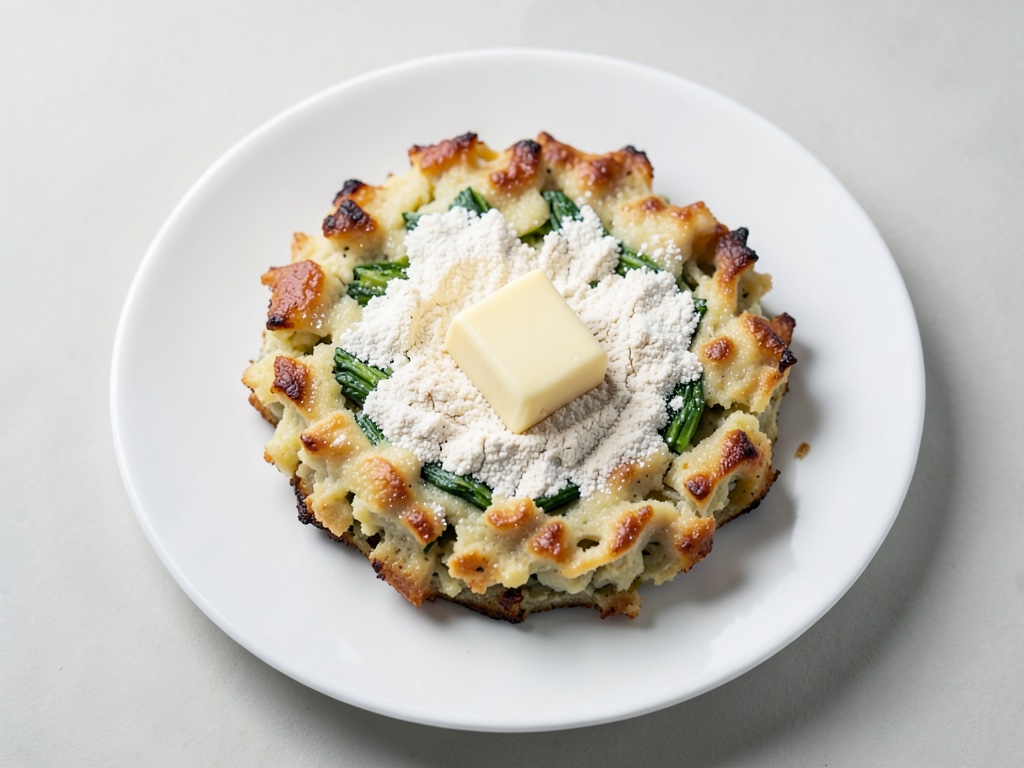 Gratin cremoso di patate e spinaci