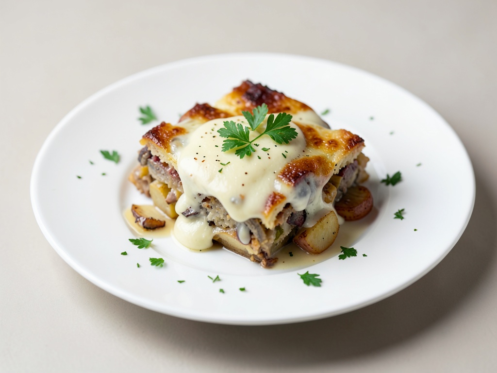 Gratin cremoso di patate e rape bianche