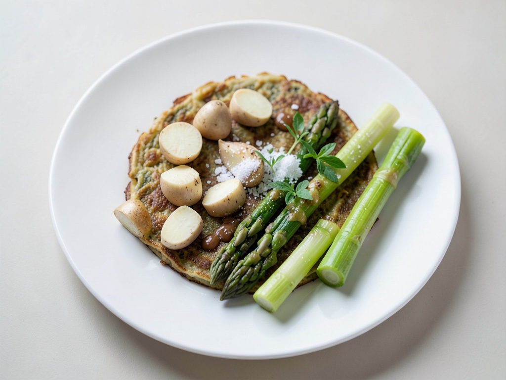 Tortilla pomme de terre-asperges