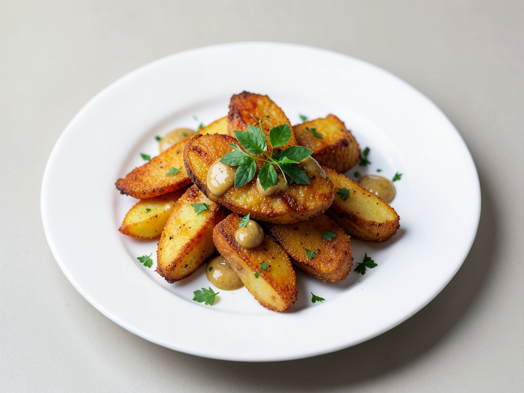 Spicchi di patate al forno croccanti