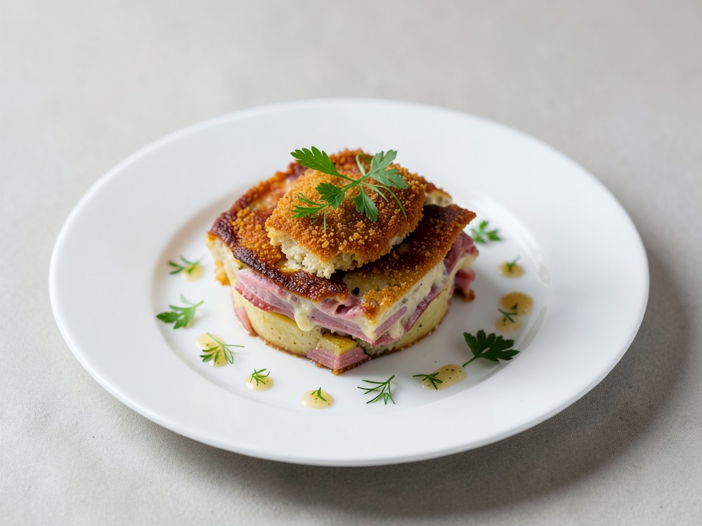 Gratin croccante di patate e mortadella