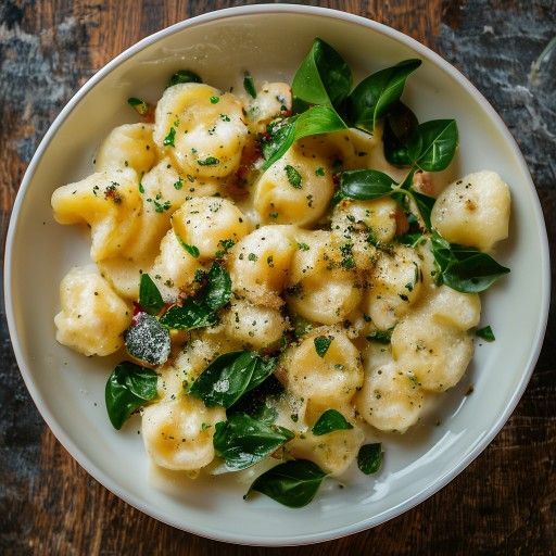 Gnocchi di patate fatti in casa con pesto fresco