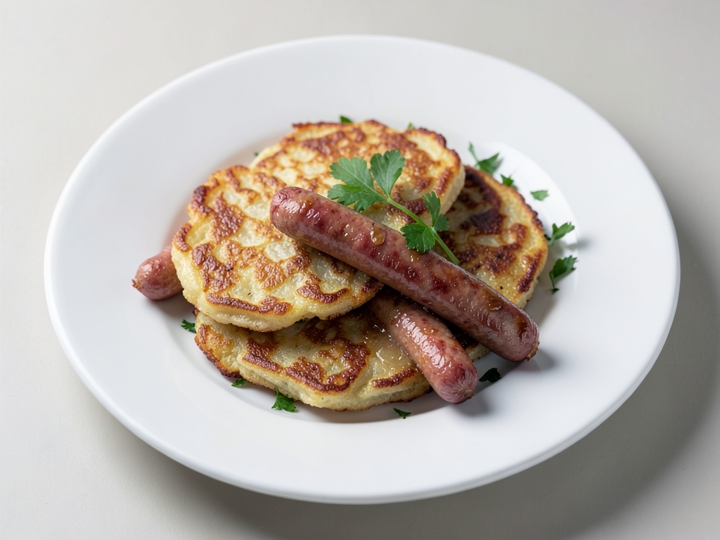 Patate fritte croccanti con salsicce