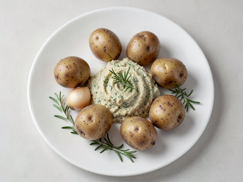 Bâtonnets de pommes de terre au four croustillants avec sauce à l'ail maison