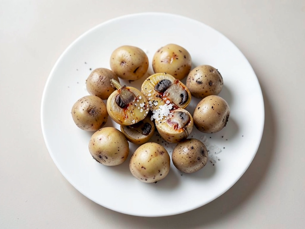 Ofenkartoffeln mit Champignons