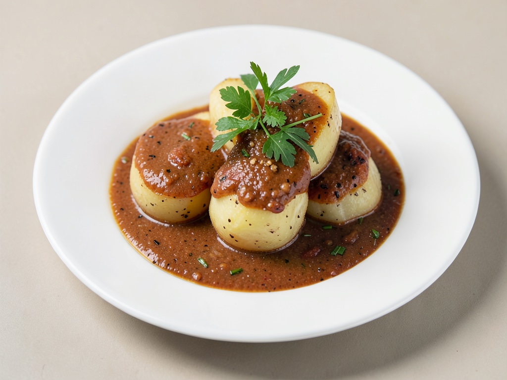 Patate con tre salse diverse