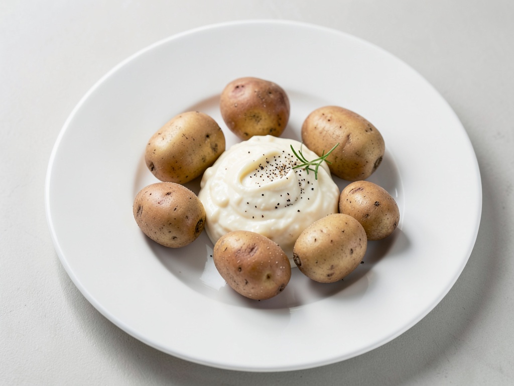 Pommes de terre au quark aux herbes