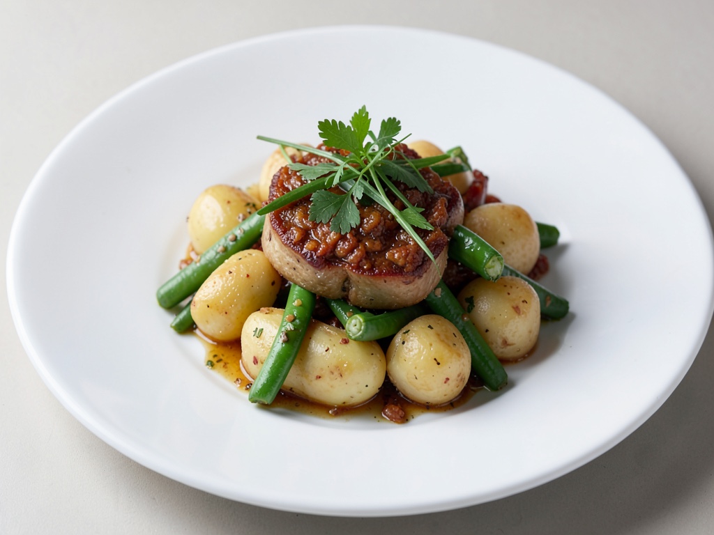 Patate con fagiolini