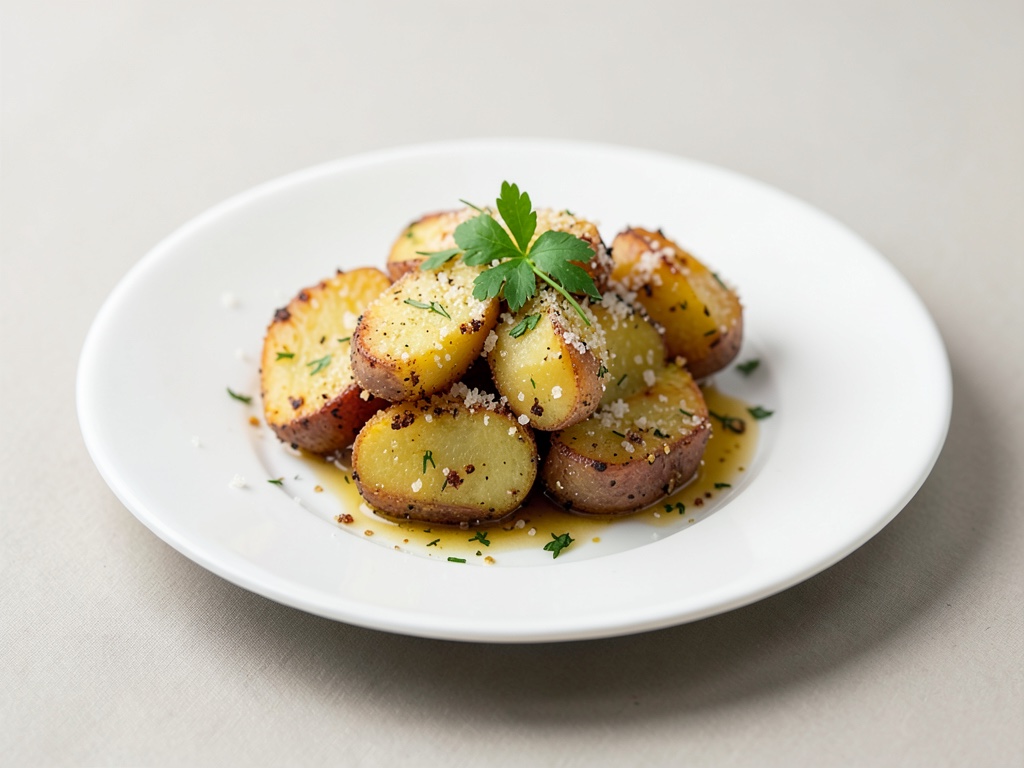 Patate croccanti con crosta di sale