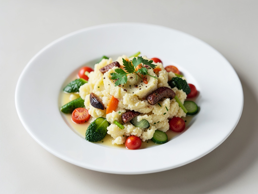 Purea di patate irlandese con verdure