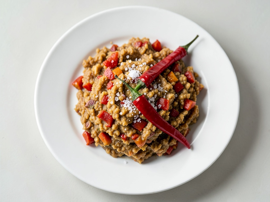 Purea di patate cremosa con peperoni arrostiti