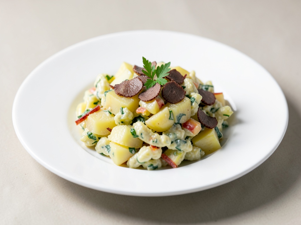 Insalata di patate classica con note di tartufo