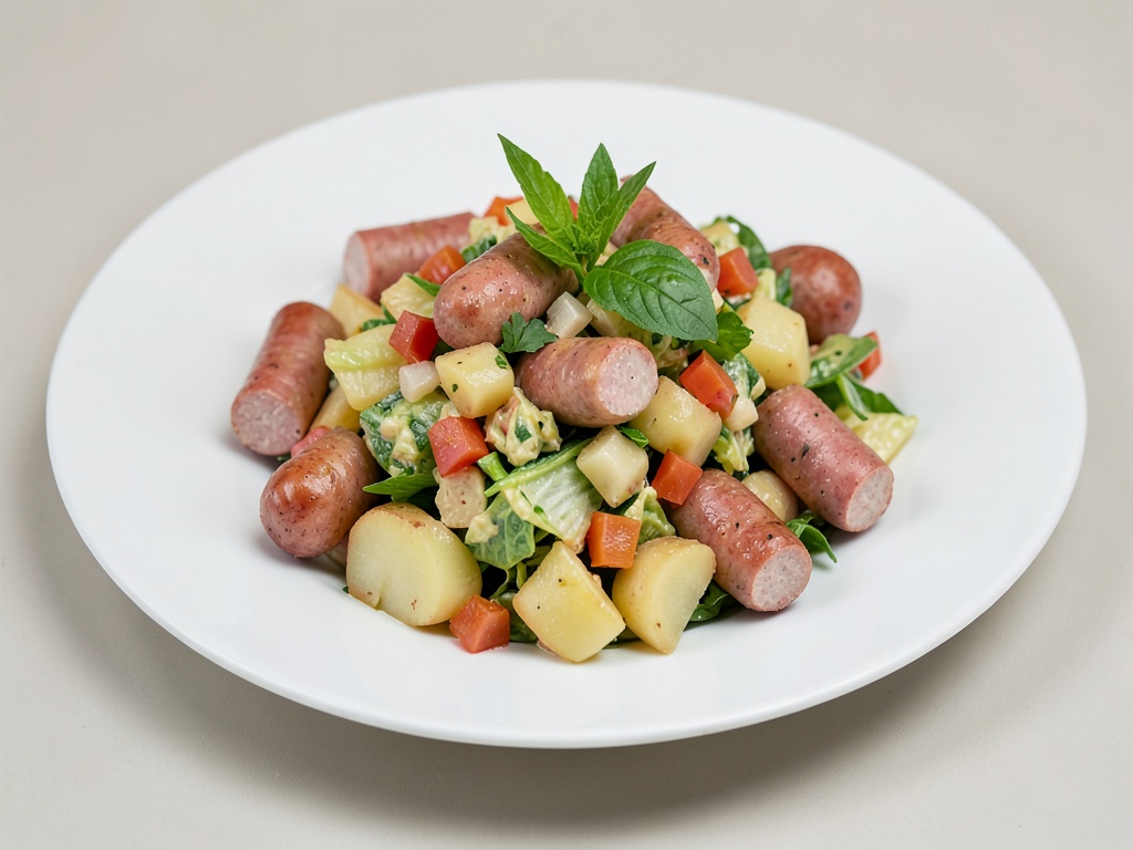 Insalata di patate mista con tacchino