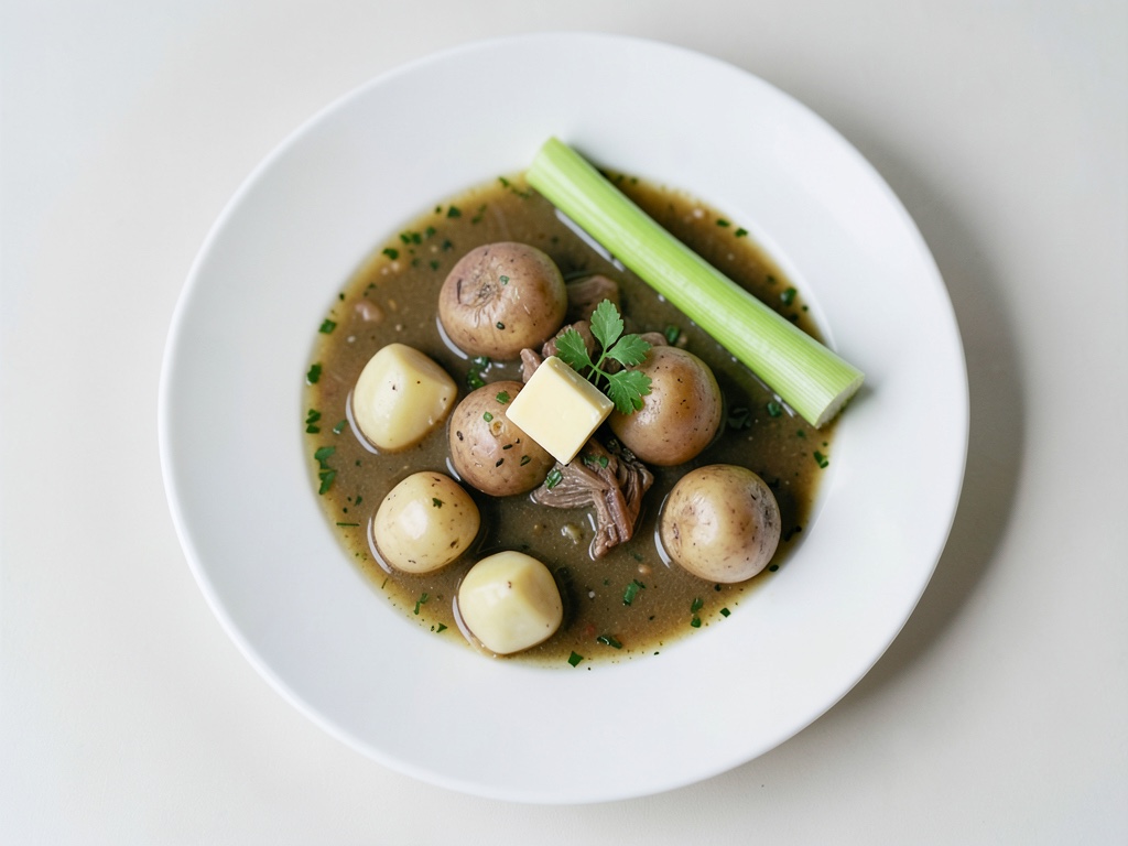 Zuppa cremosa di porro e patate